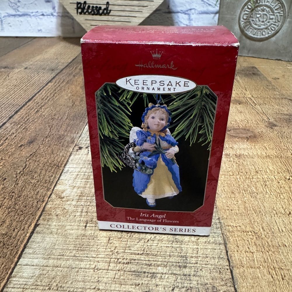 Hallmark Keepsake Collector's Series 1998 Christmas Iris Angel Ornament
